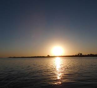 Sonnenuntergang Nilfahrt