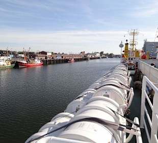 Blick in Auslaufrichtung