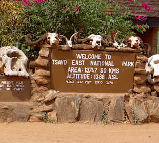 Einfahrt Tsavo Ost
