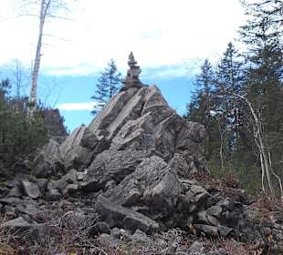 Wunderbares Steinmännchen
