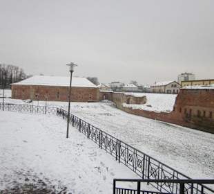 Festung Germersheim im Winter