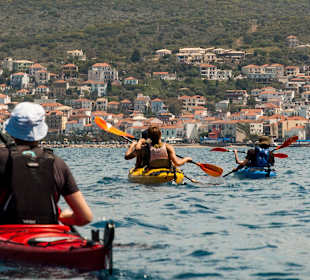 Pylos view from the kayak