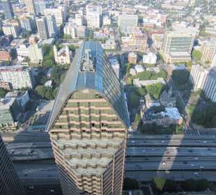 Hoch über Seattle in der 73.Etage Columbia Tower