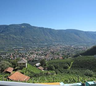 Ausblick auf Lana
