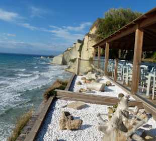 Blick vom Panorama Restaurant aufs Meer