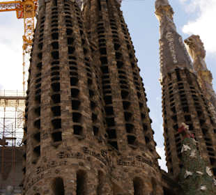 Außenimpression La Sagrada Familia