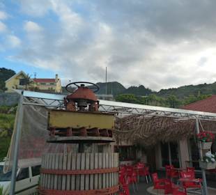 Aussicht von der Terrasse des Restaurants
