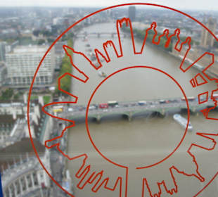 London Eye Ansicht / Aussicht