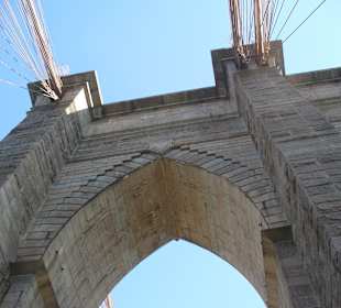 Auf der Brooklyn Bridge