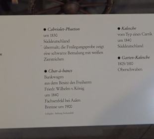 Museum für Kutschen, Chaisen & Karren