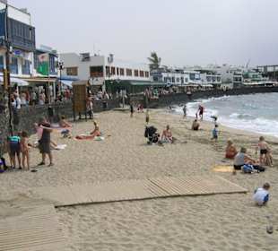 Der kleine Strand im Ort