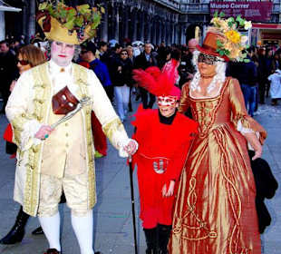 Kostüme-Masken-Show Venedig 2011