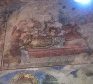 Fresko: Christus nach der Kreuzabnahme