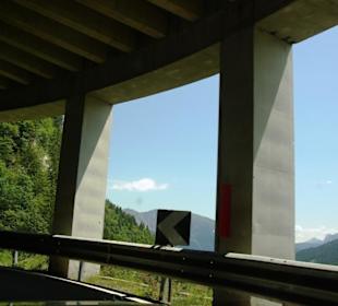 Juli Auffahrt bei Königswetter