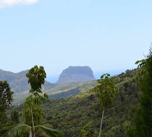 Im Hintergrund der wunderschöne Le Morne