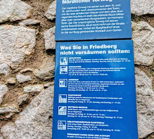 Infotafel Friedberg