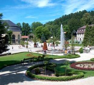 Kudowas Kurpark im Sommer