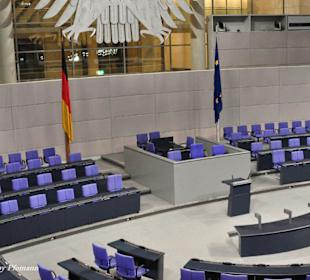 Plenarsaal des Bundestags