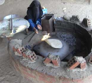 Da entsteht ein Fladenbrot