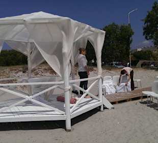 Marmari Beach Hochzeitsvorbereitungen