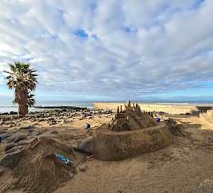 Auf dem Weg zu den Dünen