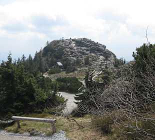 Auf dem Gipfel des Gr. Arber