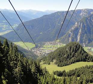 Ausblick aus der Rofangondel