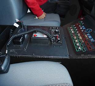 Mittelkonsole des neuen RTW