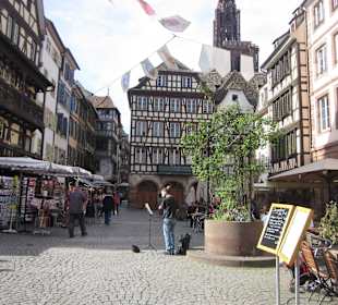 Altstadt Straßburg im Frühling
