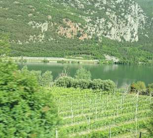 Blick auf den Lago di Toblino (Tobliner See)
