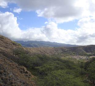 Blick über den Krater