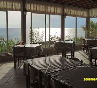 Schöner Blick vom Café