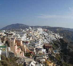 Aussicht auf Santorin