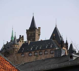 Blick zum Wernigeröder Schloss