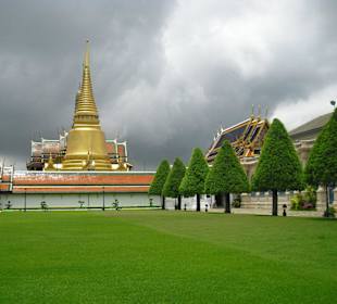 Königspalast Bangkok im Regen