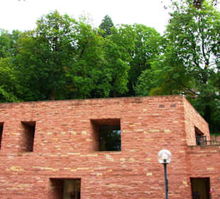 Besucherzentrum und Imbissbuden