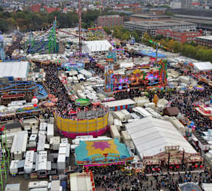 Der Freimarkt 2018 aus Vogelperspektive
