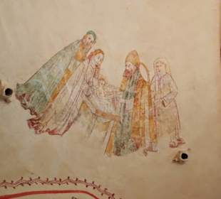Deckenmalerei in der Sakristei