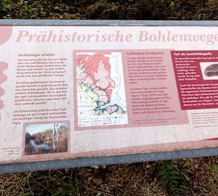 Informationstafel am Wanderweg
