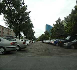 Seitenstrasse Parkplatz