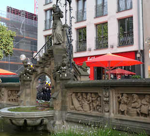 Der Heinzelmännchenbrunnen in Köln Am Hof