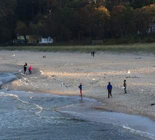 Strand im Oktober