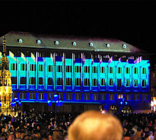 Gesamtblick bis auf dem Kopf vor mir