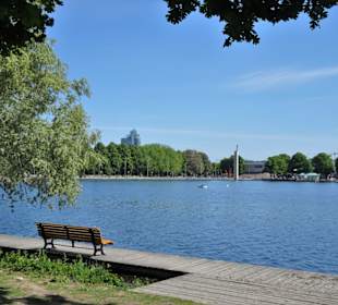 Steg am Westufer des Maschsees