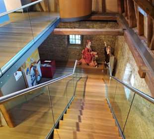 Aufgang zur oberen Museums-Etage