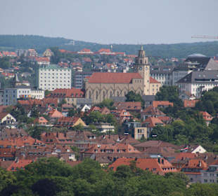 Blick auf die Altstadt von Würzburg