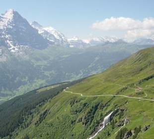 Wanderweg grosse Scheidegg - First