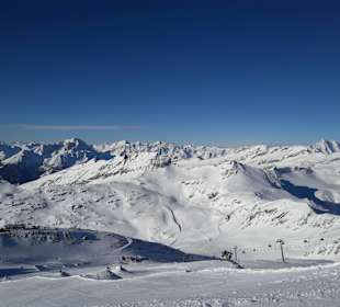 Blick vom Schareck (Gletscherjet) zum Eissee.