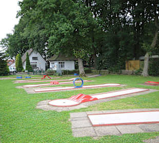 Minigolf an der Strandpromenade