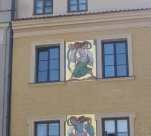 Der wiederaufgebaute Altstadtmarkt von Warschau